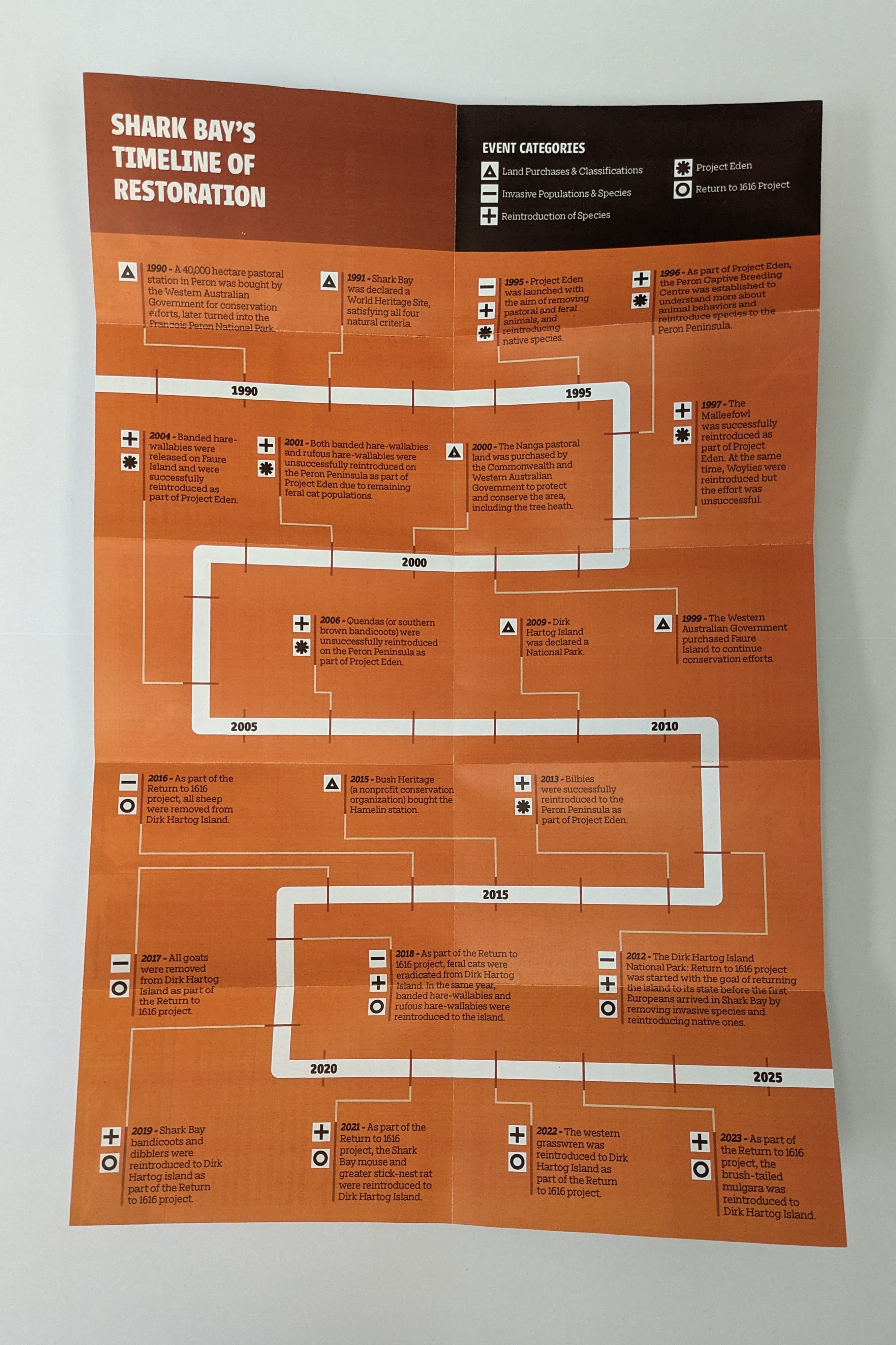 Timeline poster